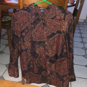 Chaps Paisley Blouse!